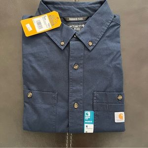 Carhartt Rugged Fit Men’s Midweight Canvas Long-Sleeve Shirt